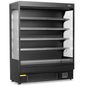 BTD130BKV2 1315mm Wide Black Multideck Display Fridge With Nightblind