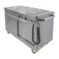 MSB12 1305mm Wide Mobile Hot Cupboard With Bain Marie Top