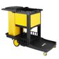 FU998 Cleaning Trolley with Lockable Cabinet