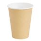 GF033 Single Wall Coffee Cups Brown 340ml (Pack of 50)