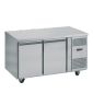 PH20 280 Ltr 2 Door Stainless Steel Refrigerated Prep Counter