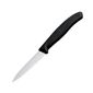 CX746 Paring Knife Pointed Tip Serrated Edge Black 3.2"