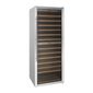 G-Series GG763 340 Ltr Upright Single Glass Door Stainless Steel Dual Zone Wine Cooler
