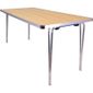 DM601 Contour Folding Table Beech 5ft