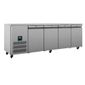 Jade HJC4-SA 715 Ltr 4 Door Stainless Steel Refrigerated Prep Counter