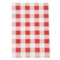 CL658 Greaseproof Paper Sheets Red Gingham 190 x 310mm (Pack of 200)