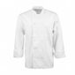 Calgary B649-L Long Sleeve Cool Vent Unisex Chefs Jacket White L