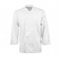 Calgary B649-M Long Sleeve Cool Vent Unisex Chefs Jacket White M