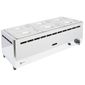 BMF6C/G 6 x 1/4GN Propane Gas Countertop Wet Heat Bain Marie with Pans