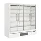 GALAXY+ GP20FGD 1955mm Wide White Multideck Display Fridge With Double Glazed Hinged Glass Doors