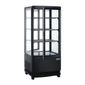 C-Series CX574 86 Ltr Freestanding Energy Efficient Self Serve Refrigerated Black Cake Display Fridge