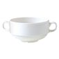 V6873 Monaco White Stacking Handled Soup Cups 285ml (Pack of 36)