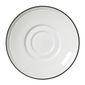 VV2677 Bead Black Band Saucers 150mm (Pack of 12)