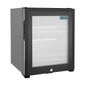 G-Series GE819 29 Ltr Black Glass Door Hotel Minibar Fridge