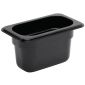 U473 Polycarbonate 1/9 Gastronorm Container 100mm Black