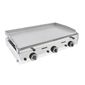 PGF800G Propane Gas Countertop Polished Steel Flat Plate Griddle
