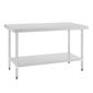 GJ503 1500w x 700d mm Stainless Steel Centre Table with One Undershelf
