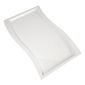 GK826 Wave Melamine Platter White GN 1/1