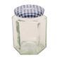 GL872 Hexagonal Twist Top Jar 280ml