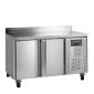 CK7210X1SP 122 Ltr 2 Door Stainless Steel Refrigerated Prep Counter With Upstand