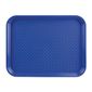 Kristallon P512 Polypropylene Fast Food Tray Blue 450mm