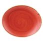 DB072 Oval Coupe Plates Berry Red 192mm (Pack of 12)