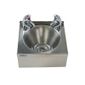 BaSix WS2-TX-BL Stainless Steel Hand Wash Station With AquaTechnix Lever Taps