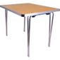 DM611 Contour Folding Table Oak 3ft