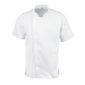Springfield B471-XL Zipper Mens Chefs Jacket White XL