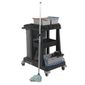 ECO-Matic EM-1TM Cleaning Trolley with 1 x Shelf