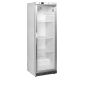UR400SG 374 Ltr Upright Single Glass Door Stainless Steel Display Fridge