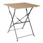 Perth FU538 Pavement Style Square Table Wood Effect