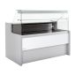 Tibet FP924-150 1500mm Wide Flat Glass Serve Over Counter Display Fridge