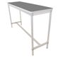 DG130-SG Enviro Indoor Storm Grey Rectangle Poseur Table 1800mm