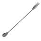 DR636 Cocktail Mixing Spoon with Fork Gunmetal