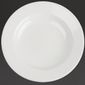 CG010 Classic White Wide Rim Plate