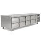 SNC4-DRW 420 Ltr 8 Drawer Stainless Steel Refrigerated Chef Base