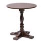 FT495 Oxford Dark Wood Pedestal Round Table 700mm