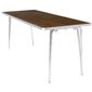DM941 Contour Folding Table Teak 4ft