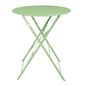 FT272 Perth Light Green Pavement Style Table Round 600mm