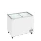 IC302SC 296 Ltr White Display Chest Freezer With Flat Glass Lid