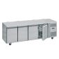 PH40 560 Ltr 4 Door Stainless Steel Refrigerated Prep Counter