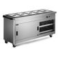 Panther P6B5 1855mm Wide Mobile Hot Cupboard With Bain Marie Top