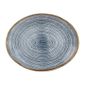 Studio Prints Homespun DS528 Oval Coupe Plates Slate Blue 270mm (Pack of 12)