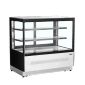 LPD1200F 1205mm Wide Flat Glass Patisserie Serve Over Counter Display Fridge
