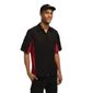 A952-XL Unisex Contrast Shirt Black and Red XL