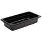 U462 Polycarbonate 1/3 Gastronorm Container 65mm Black