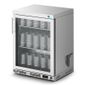Ventus F49/602 VR60 50 Pint Undercounter Single Glass Door Reduced Height Stainless Steel Glass Froster