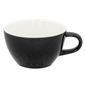 Café BN404 Porcelain Bowl Shaped Cups Gloss Black 340ml (Pack of 12)