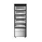 EcoShow EMD700G 695mm Wide Stainless Steel Multideck Display Fridge With Hinged Glass Door